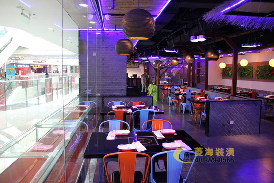 魚火鍋餐廳就餐區布局設計