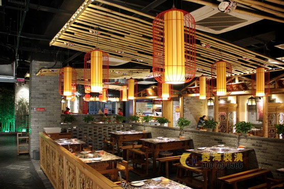 火鍋店設計效果圖