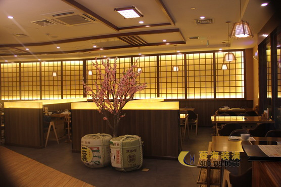 日本料理店玄關設計裝修